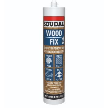 Adeziv Lemn Soudal Wood Fix D4 290ml Maro pentru lipirea lemnului, rezistent la apă