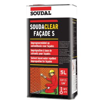 Agent de impregnare Soudal 5L - hidroizolație pentru fațade și zidărie