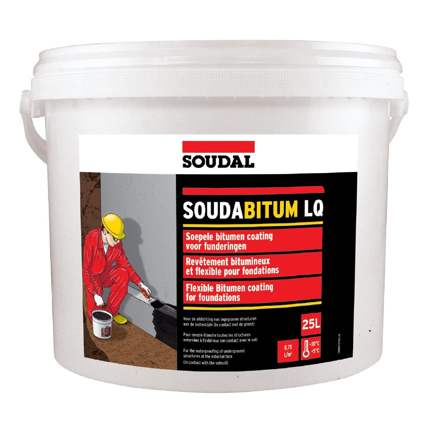 Hidroizolație flexibilă Soudal Soudabitum LQ 25L