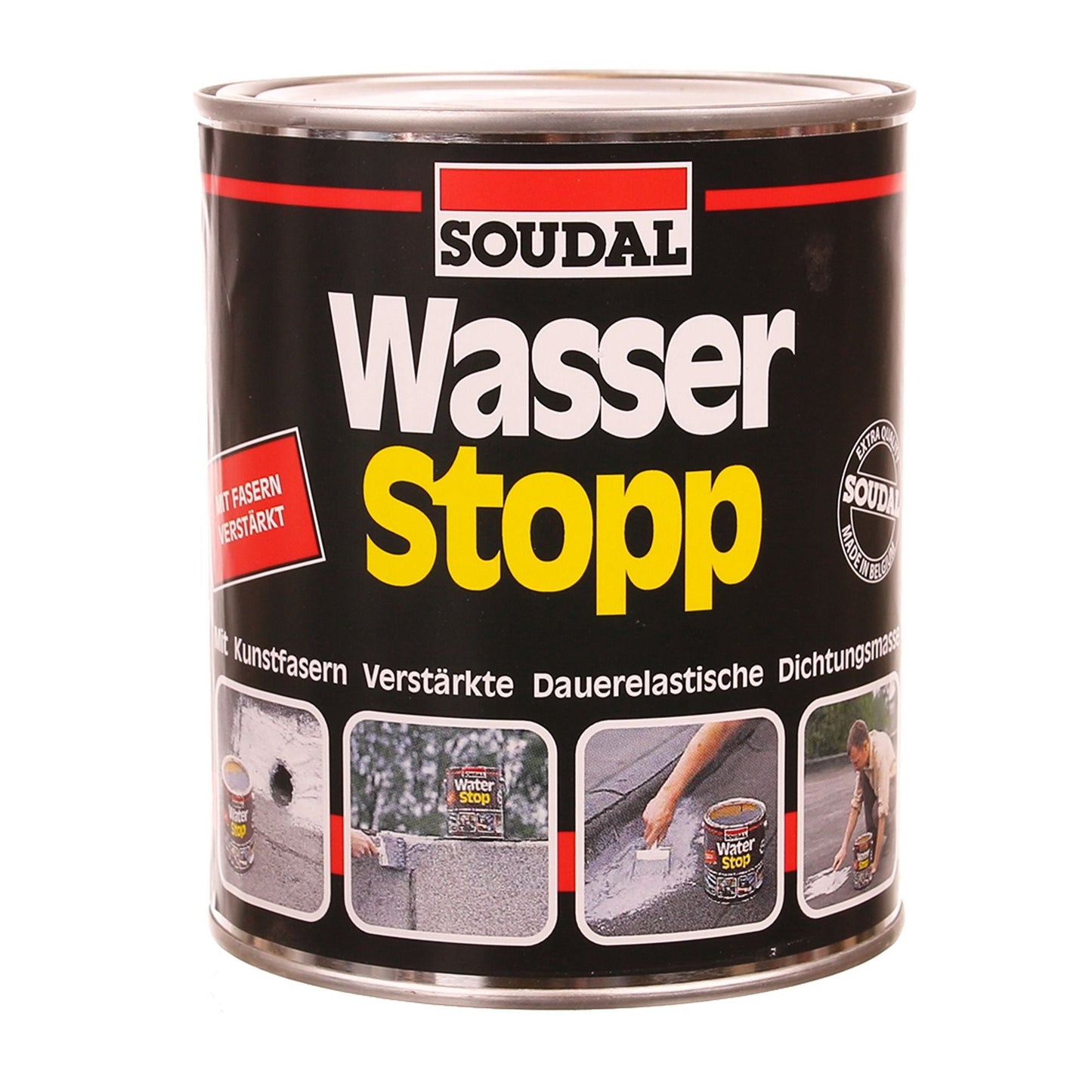 Pastă Hidroizolantă Soudal Wasser Stop, Gri, 750 ml – Soluție pentru Reparații Acoperișuri