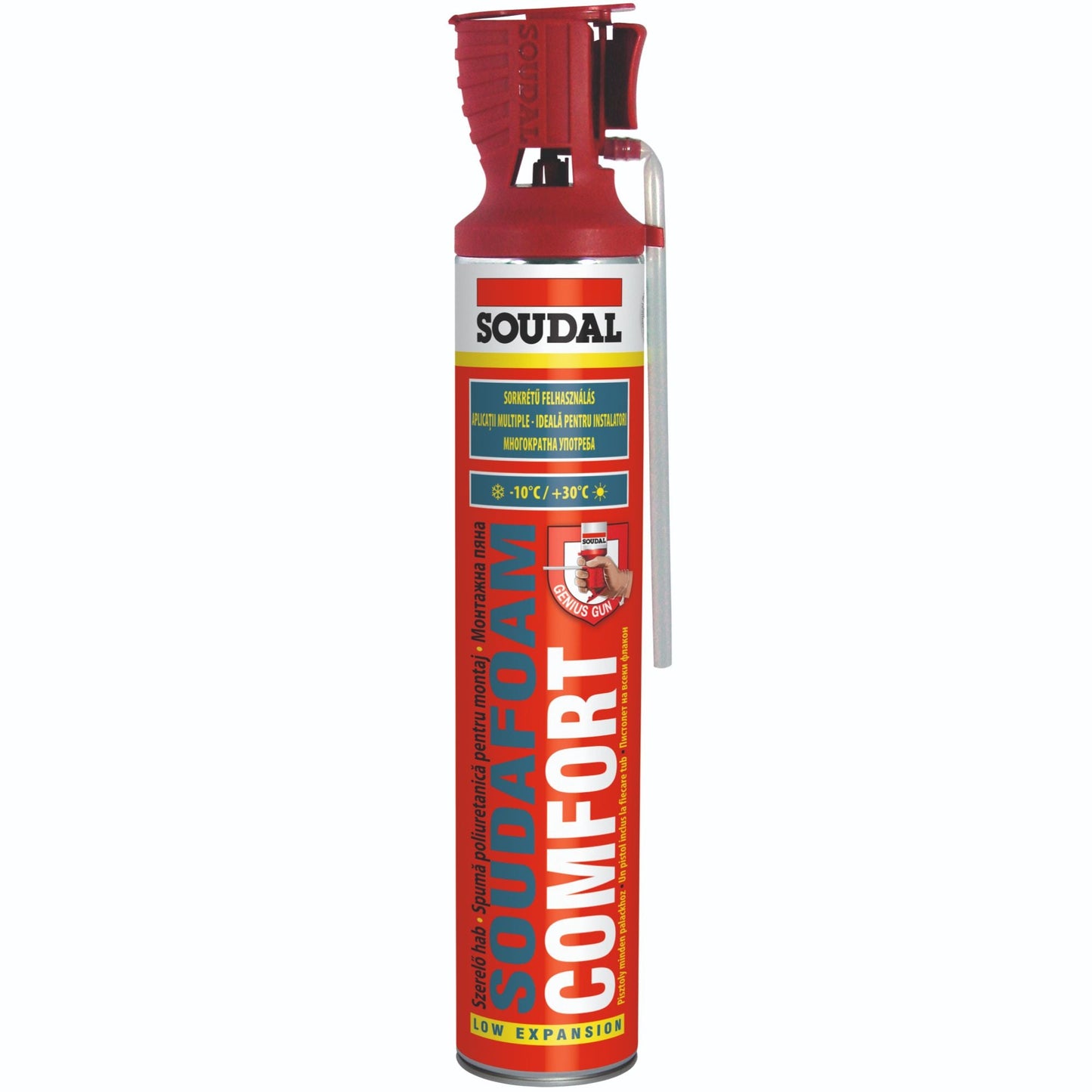 Spumă Poliuretanică Soudal Comfort 750 ml - Izolare și Umplere cu Expandare Redusă