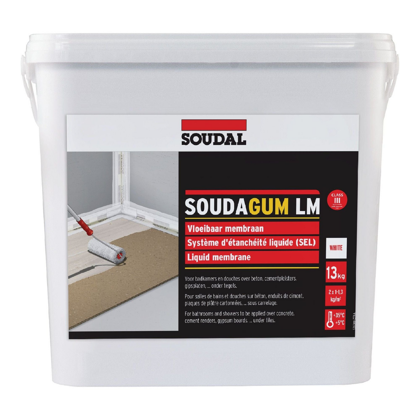 Soudal, SHS Membrana lichida Soudagum, 13kg