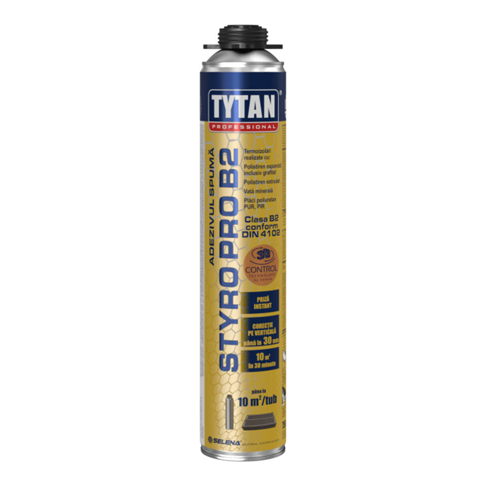 Tytan Professional Styro Pro B2 - Adeziv Rapid pentru Plăci Termoizolante, 750 ml
