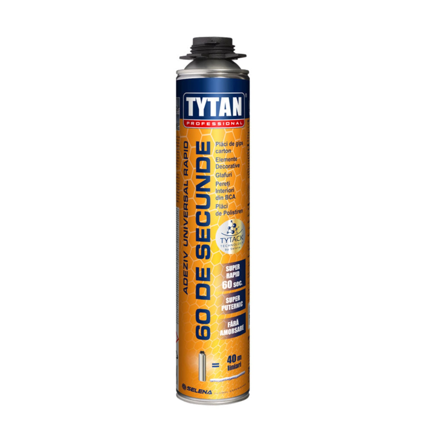 Tytan Professional 60 de Secunde - Adeziv Spumă Multifuncțional, 750 ml