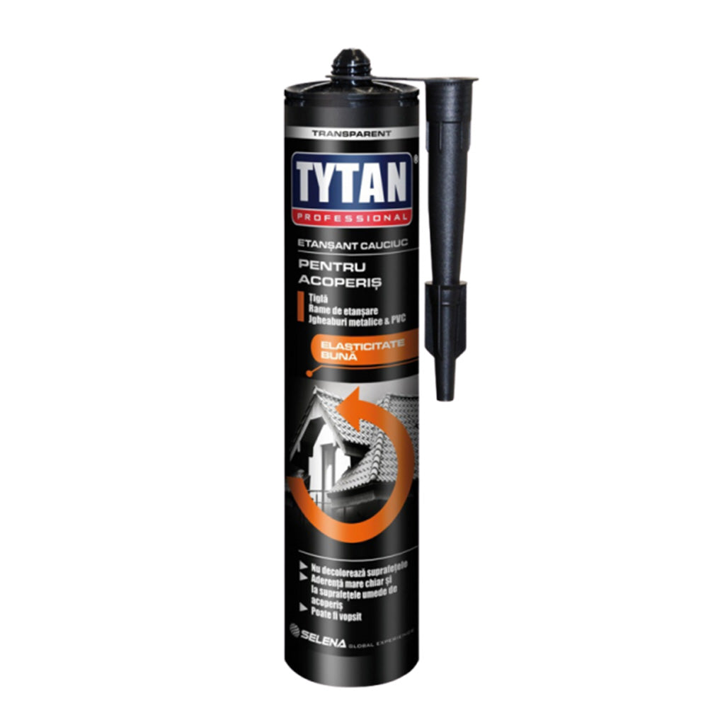 Tytan Etanșant Cauciuc Transparent 280ml