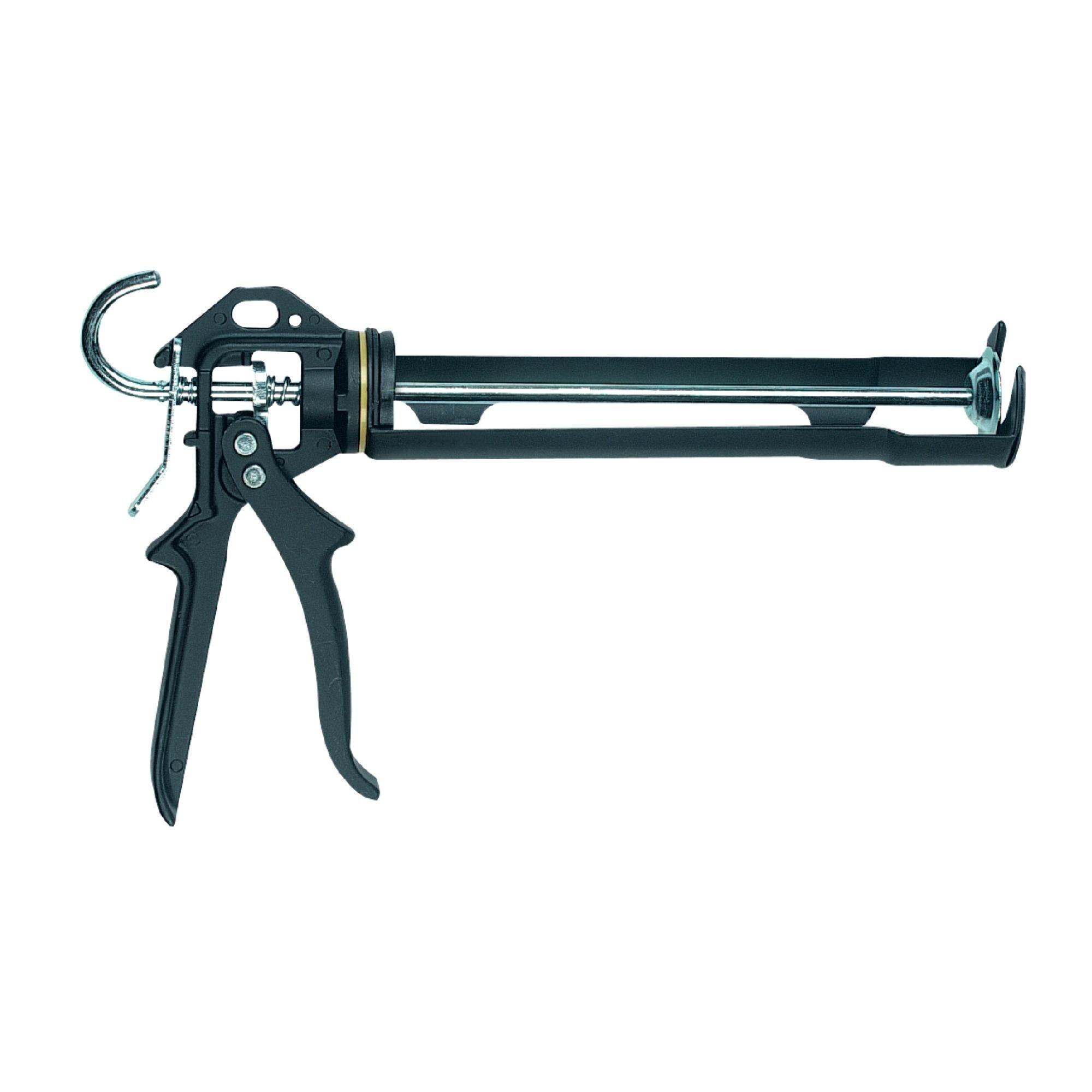 Pistol Silicon Soudal, Metalic, Negru – Instrument Profesional pentru Aplicarea Etanșanților