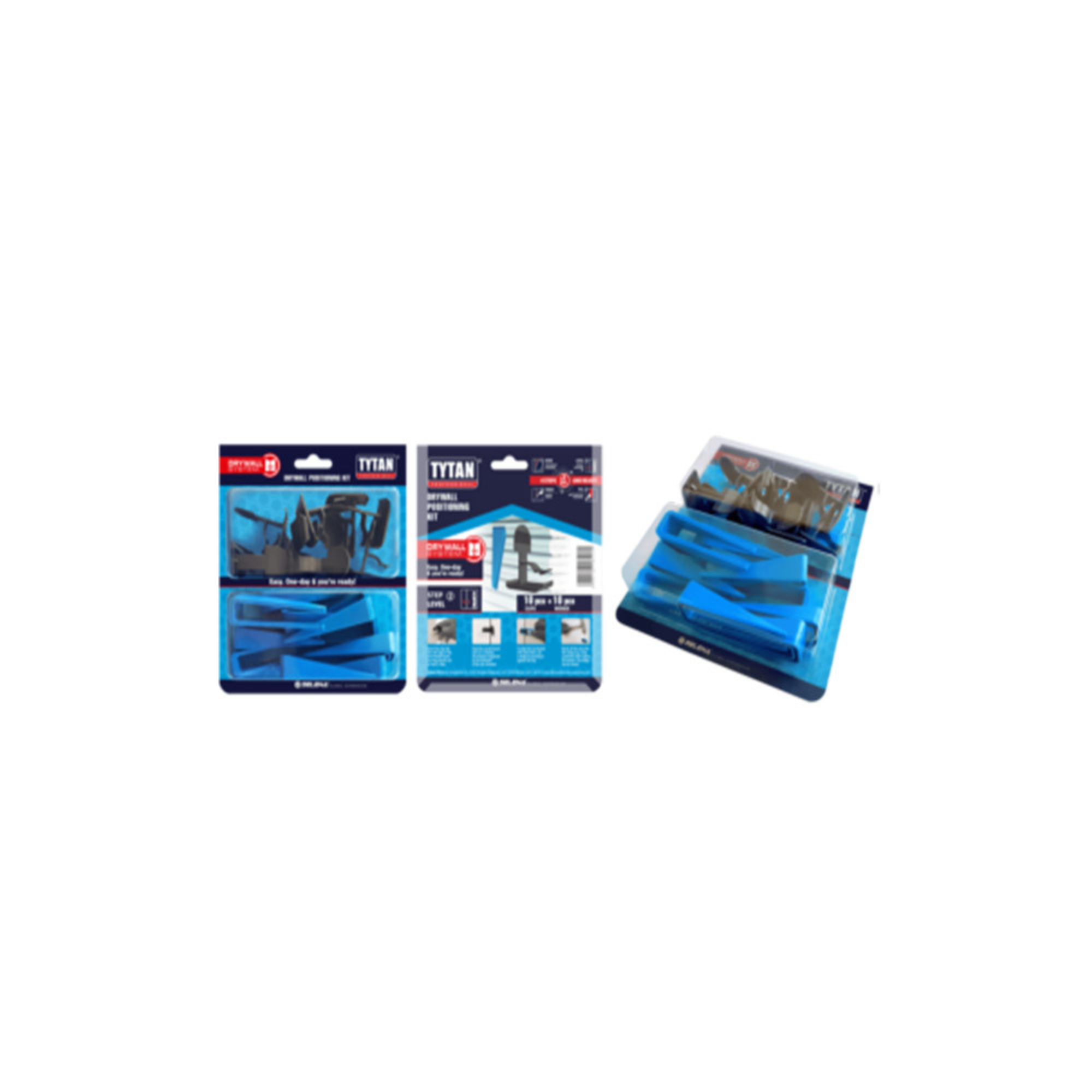 Set Clips-Pană cu Autoreglare pentru Gips-Carton, 10 Buc