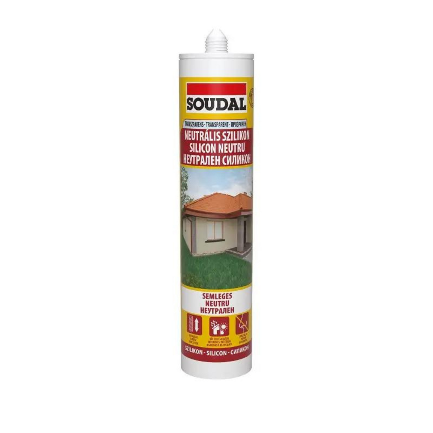 Soudal, Silicon neutru, transparent, 280ml