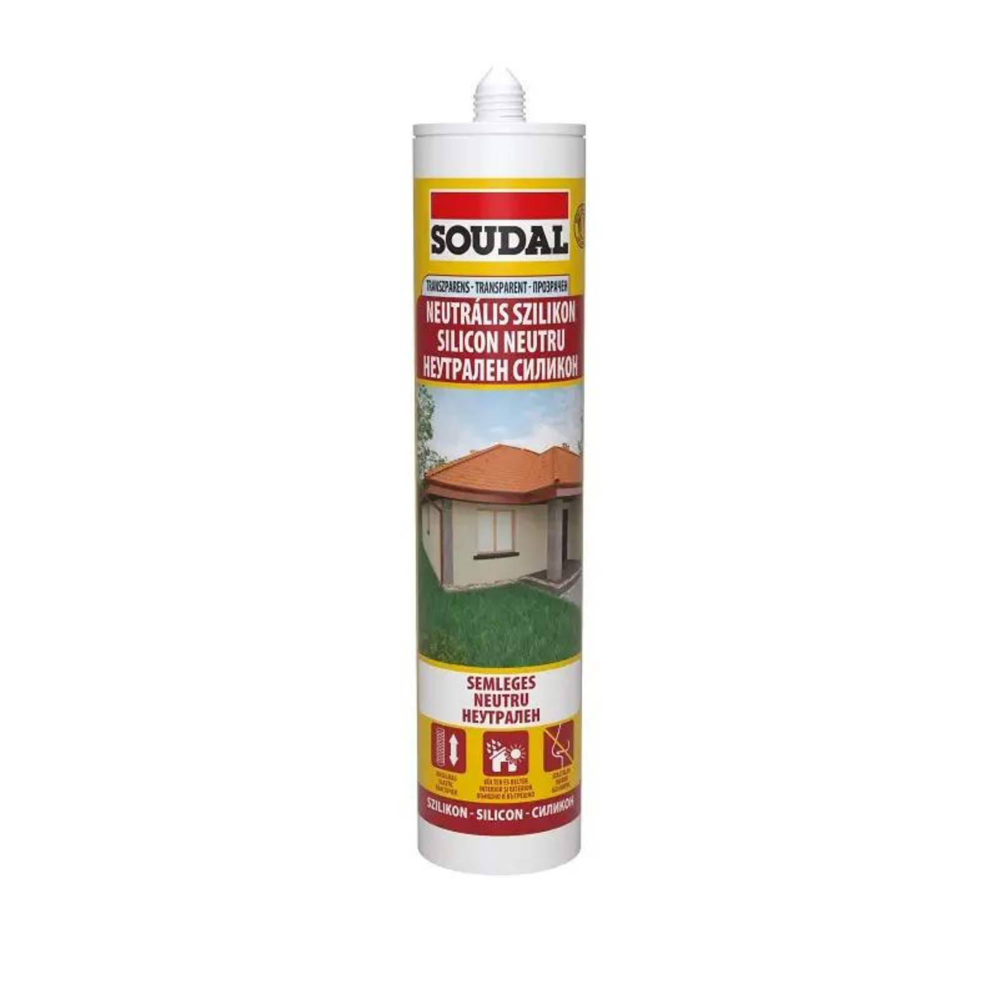 Soudal, Silicon neutru, transparent, 280ml