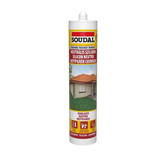 Soudal, Silicon neutru, transparent, 280ml