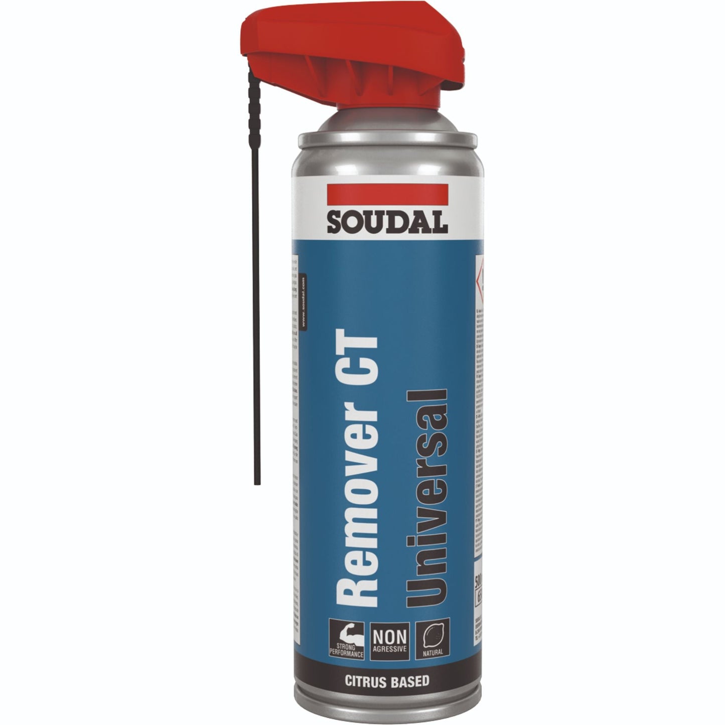 Spray Îndepărtare Reziduuri Adeziv Soudal CT, 500 ml – Soluție Profesională pentru Curățarea Adezivilor Întăriți