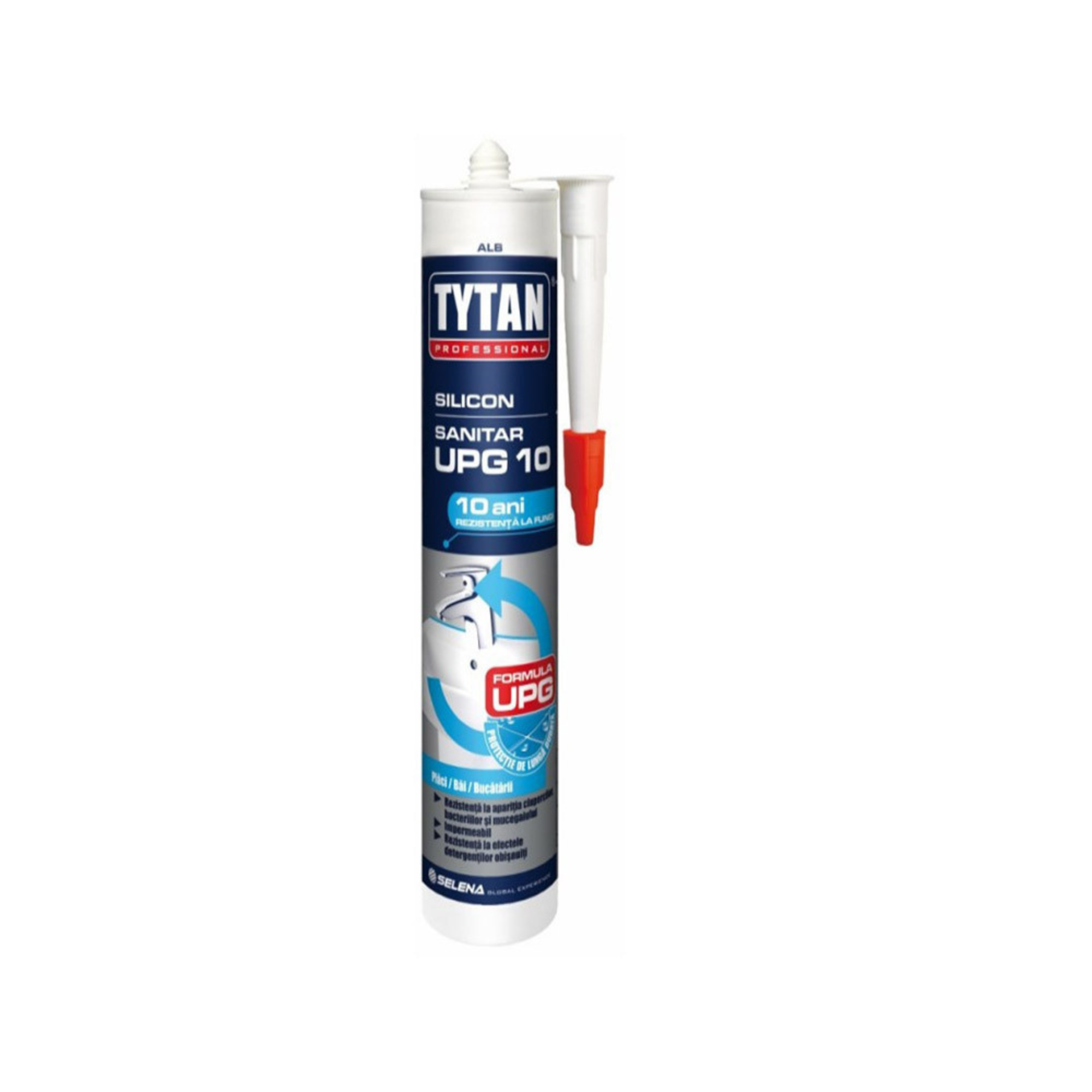 Tytan Silicon Sanitar Alb Turbo UPG - 280ml