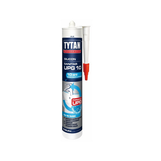Tytan Silicon Sanitar Alb Turbo UPG - 280ml